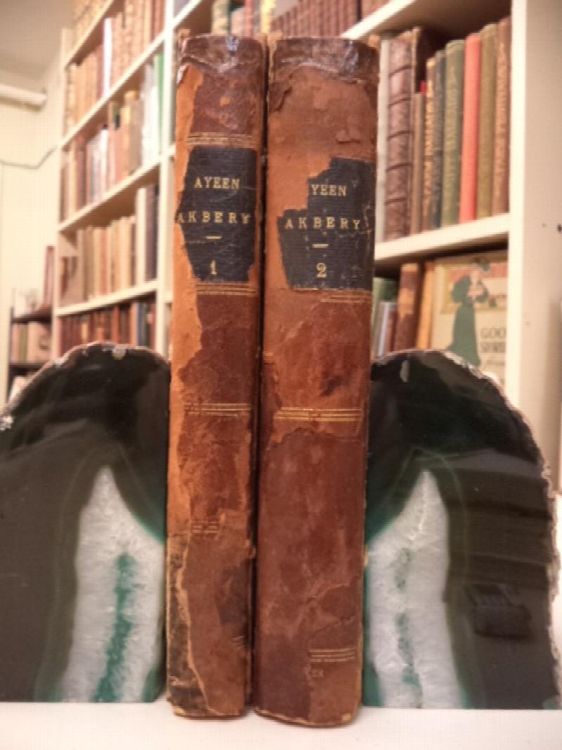 Image for Ayeen Akbery; or, the Institutes of the Emperor Akber