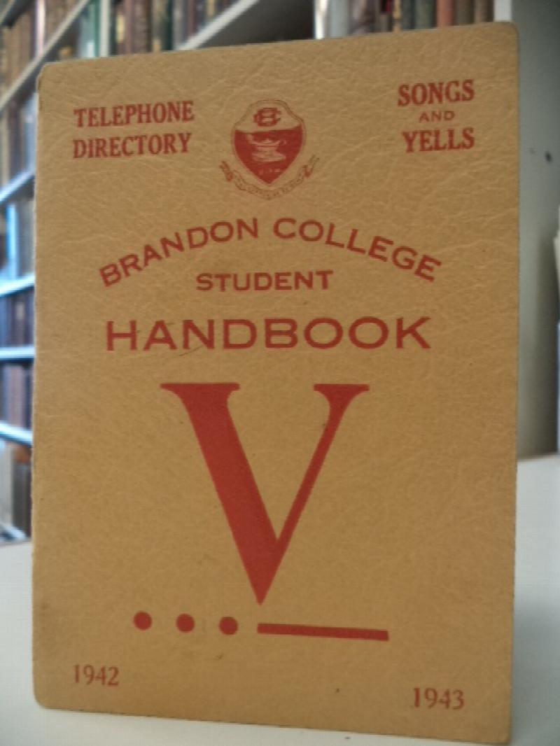Image for Brandon College Student Handbook 1942-1943