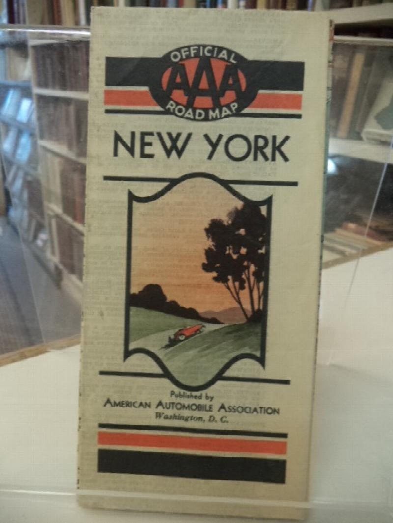 Image for Official AAA Road Map : New York and Adjacent Canada, 1933