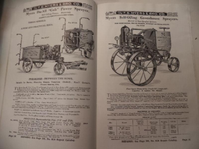 Myers Spray Pumps. Catalog No. SP34 (1934)