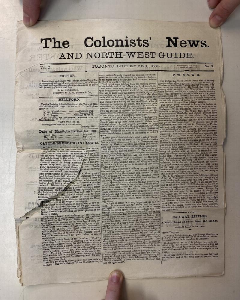 Image for The Colonists' News. And North-West Guide. Vol. 2 No. 9 : September, 1881