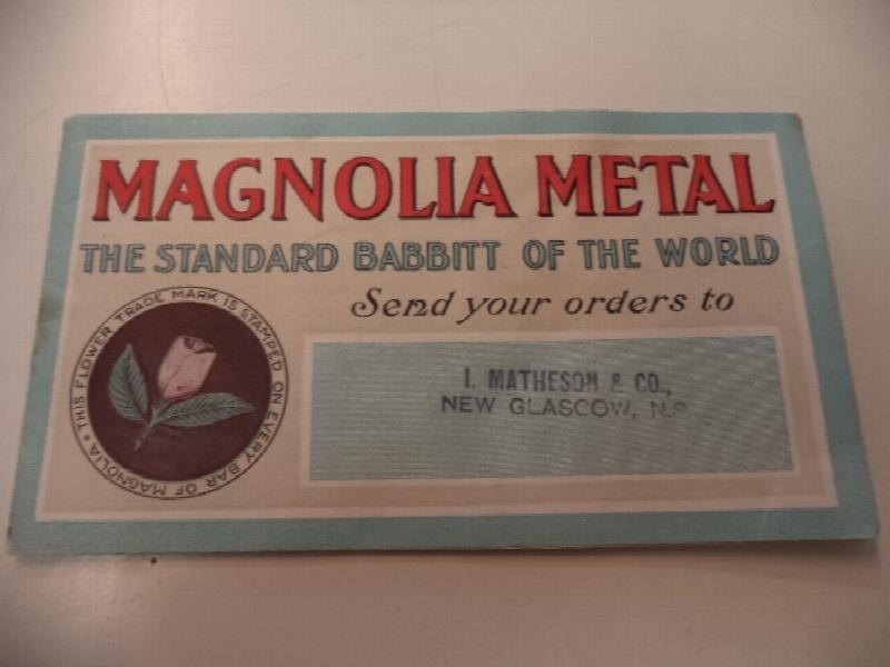Image for Magnolia Metal. The Standard Babbitt of the World [Montreal branch, advertising brochure]