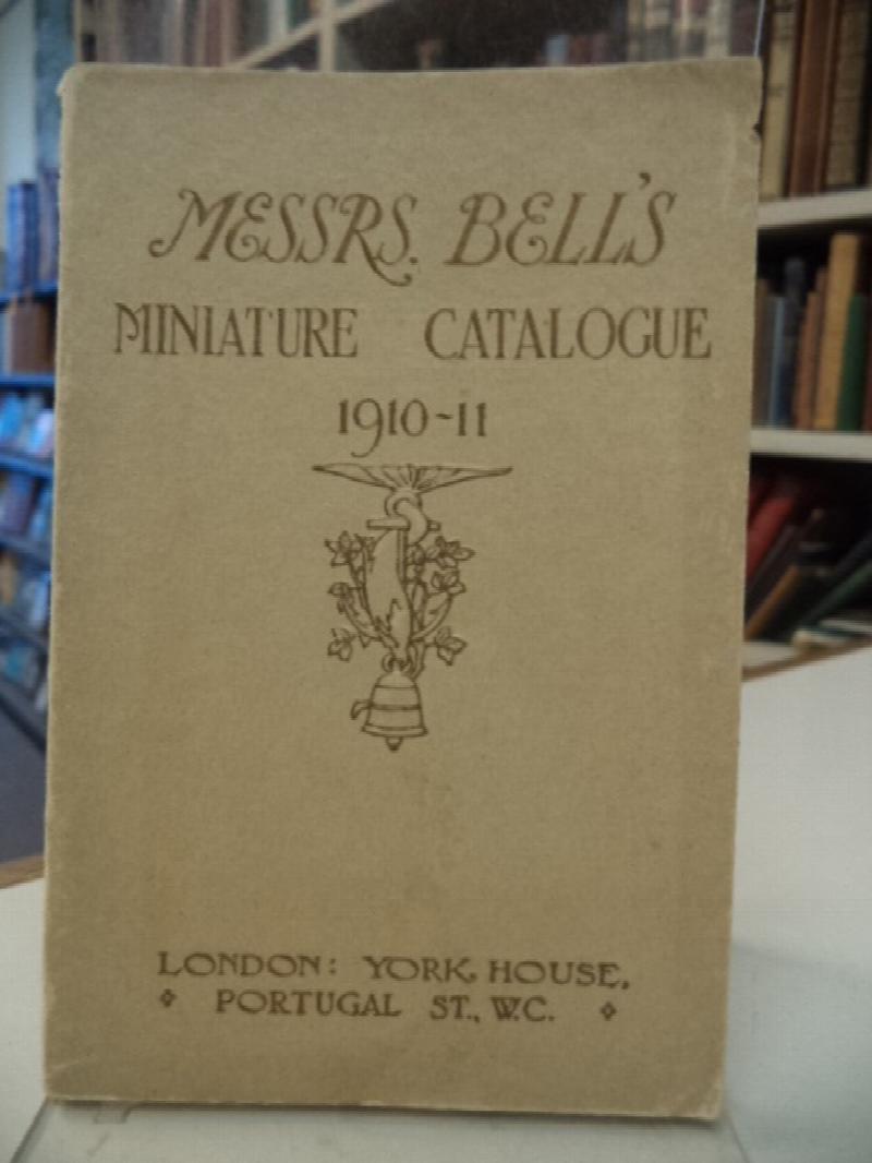 Image for Messrs. Bell's Miniature Catalogue 1910-11