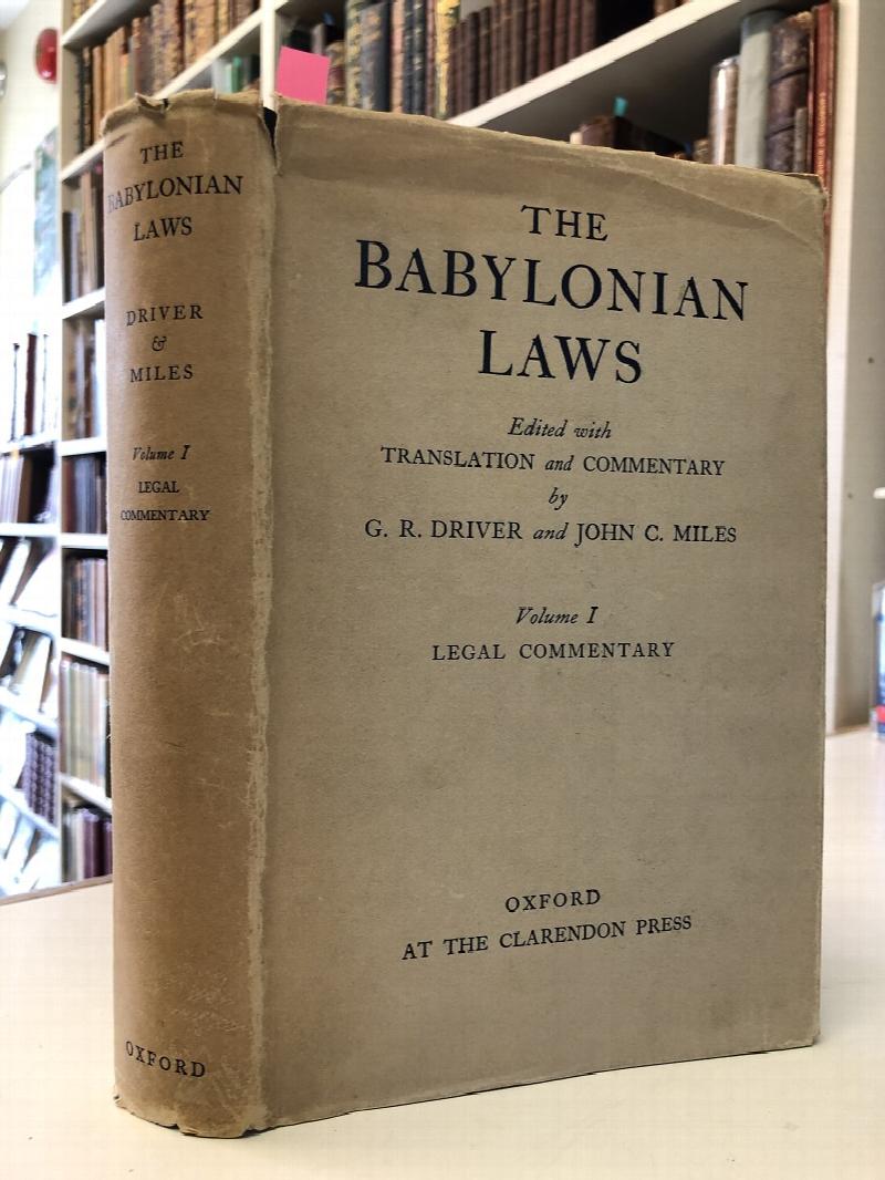 Image for The Babylonian Laws. Volume I: Legal Commentary