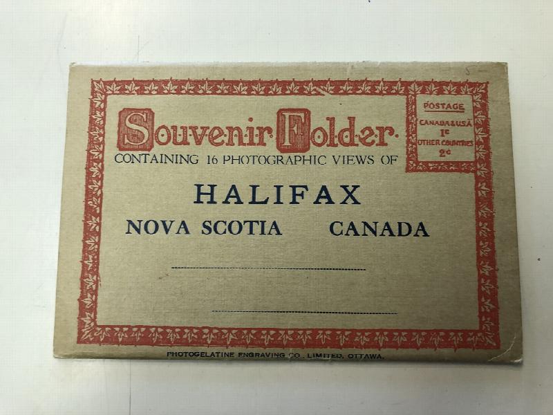 Image for Souvenir Folder Containing 16 Photographic Views of Halifax Nova Scotia Canada
