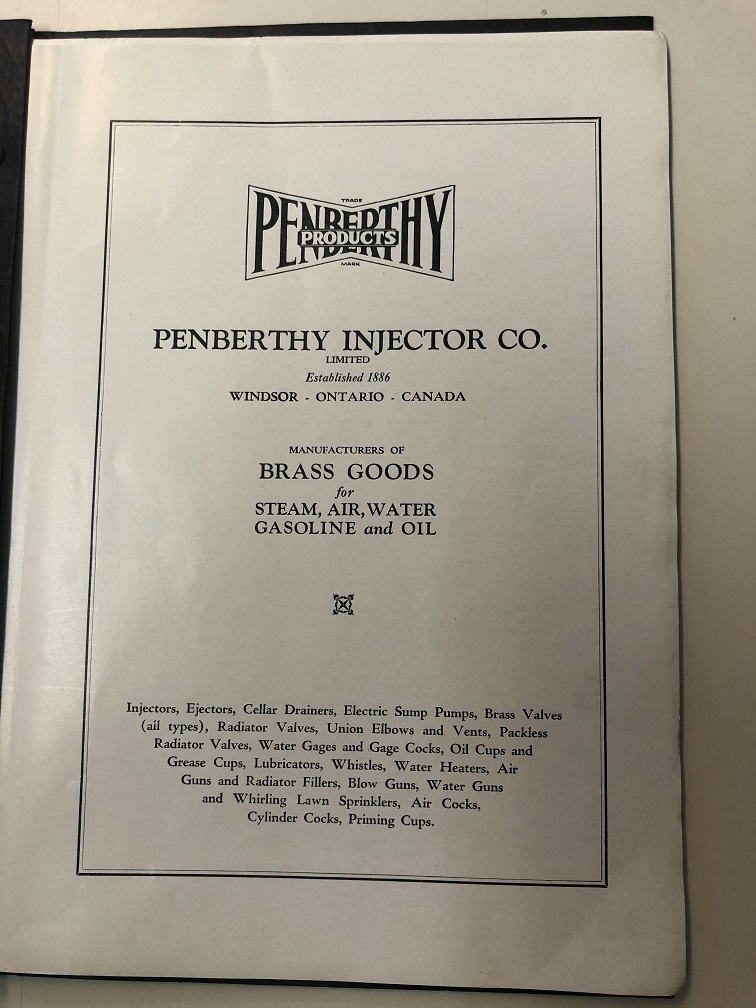 Penberthy Injector Company [trade catalogue]