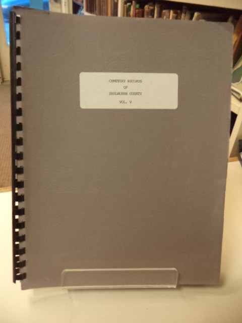Image for Cemetery Records of Shelburne County, Vol. V [5]